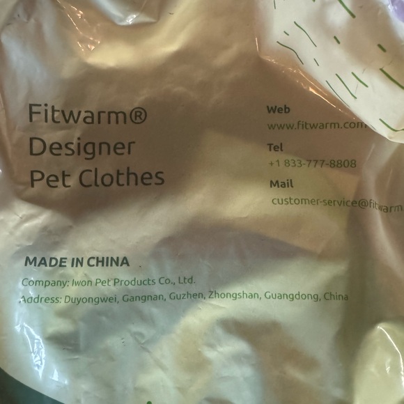 NWT Fitwarm L Cupcake Dog Outfit Cozy Pink - Picture 8 of 8